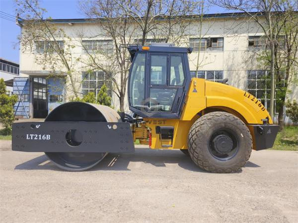 Rolante mecânico de estrada de tambor único de 16 toneladas com motor Cummins Tier 2