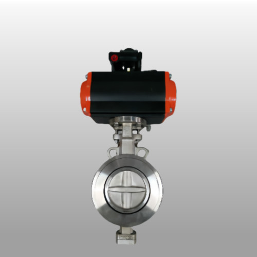 OEM Pneumatic Butterfly Valve Spring Return Pneumatic Operated Butterfly Valve
