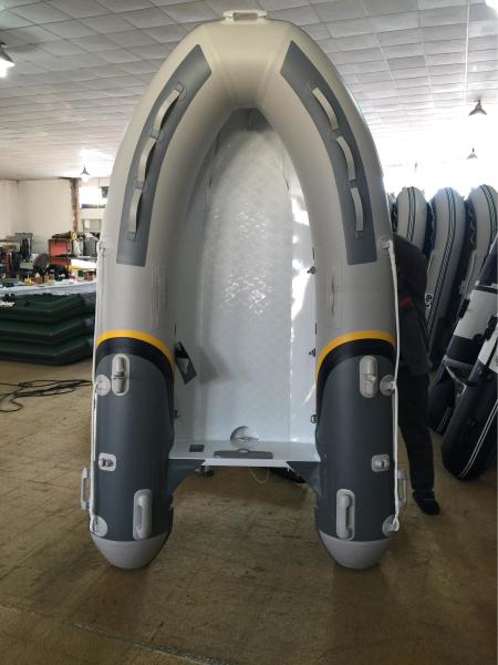 3 Person Fishing Boat With 157cm Width , 270cm PVC Tube Marine Aluminium Boats