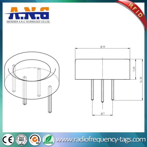 Stainless steel IButton probes without LED easily mount to PCBs