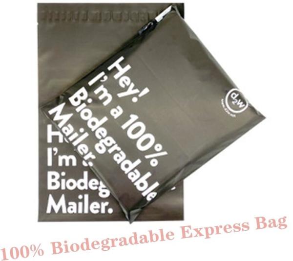 Biodegradable Mailing Bag Compost Courier Bag PLA+PBAT Vegetable Starch Postal Packaging Bag Clothing Express Bag Logo