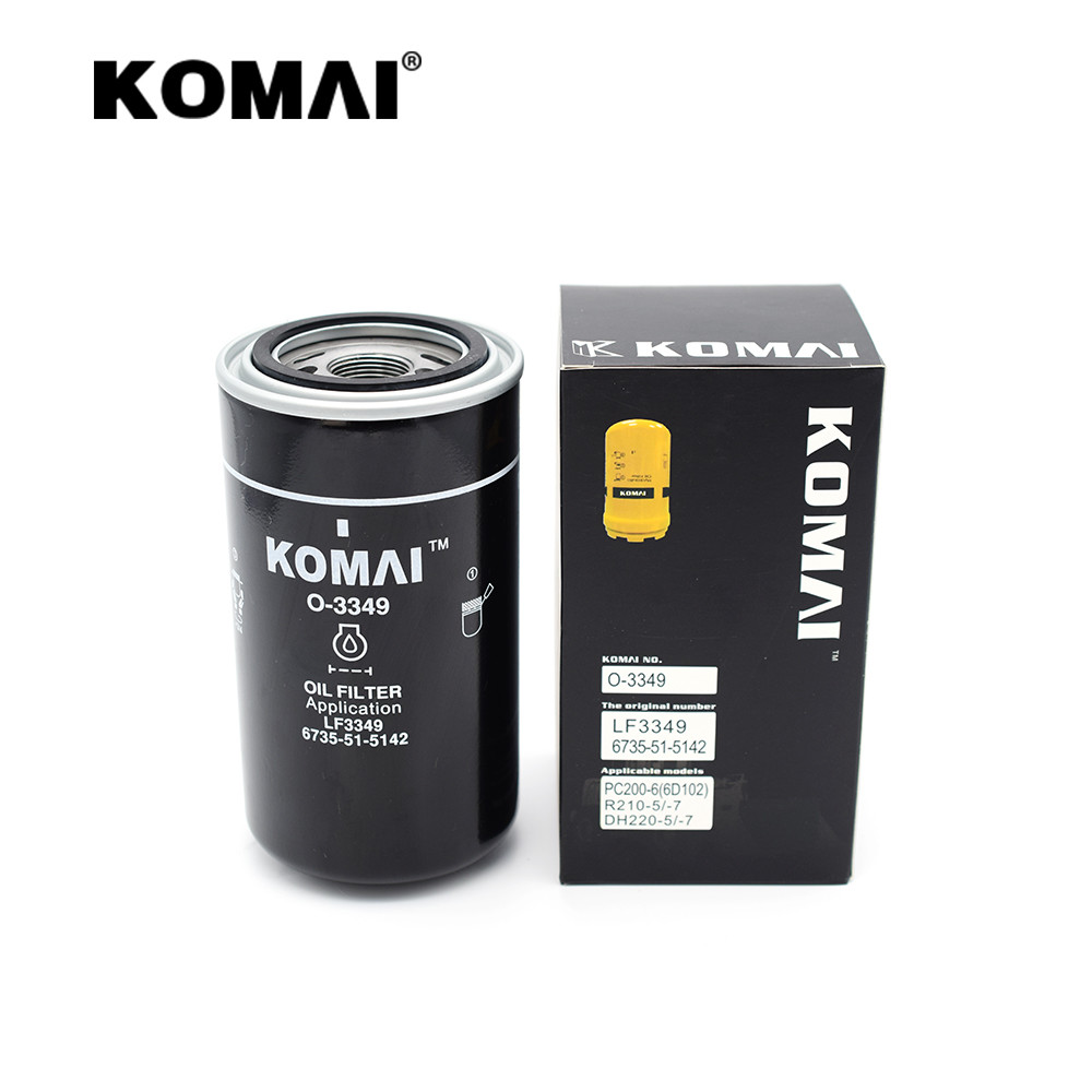 600-212-1231 закрутка двигателя P551230 LF345 KOMATSU 6D95 - на фильтре для масла замените