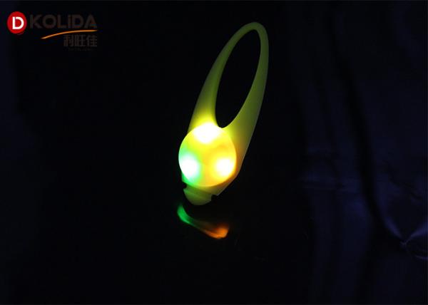 Durable Safety Pendant Blinker Paw Shaped Dog LED Light Red / Green / Blue