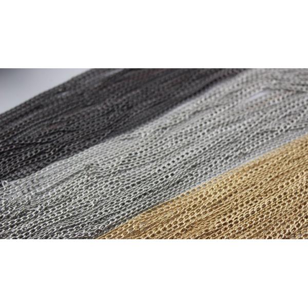 Cheaper iron material 3 mm width gold adjustable metal bag accessories metal chain for handbags