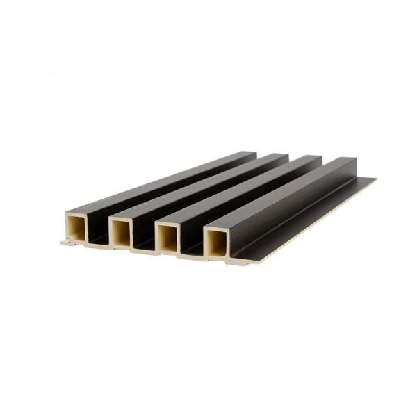 3D Insulated Slat Wood Indoor Interior PVC Decorate WPC Wall Panel for Modern Design