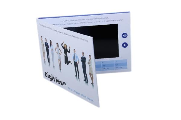 Multi Page Direct Mail Video Card , Bespoke Video Brochures Fashion Design