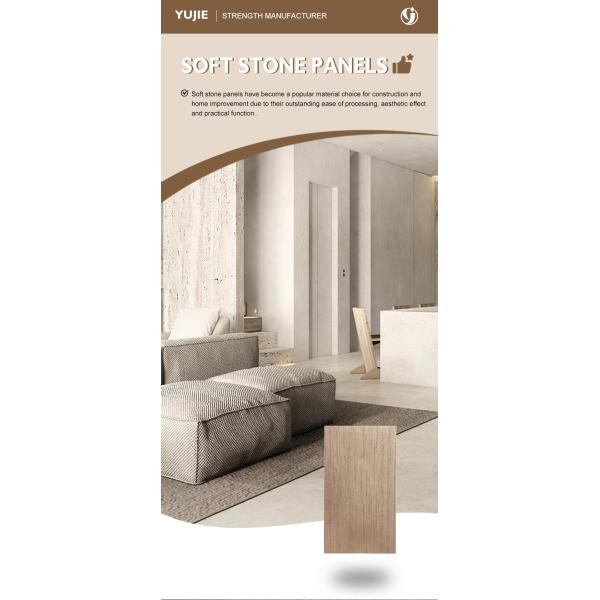 Flexible Soft Stone Wall Cladding In Modern Design Style For Fireproof Exterior Decoration