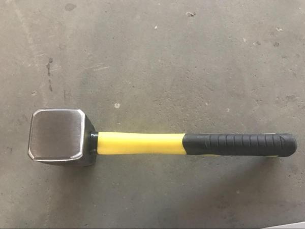 French Type Firefighter Rescue Tool Stoning Hammer With Plastic Coating Handle
