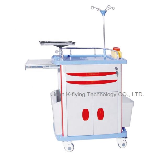 K Flying Infusion Stand Medical Trolley Cart For Clinic