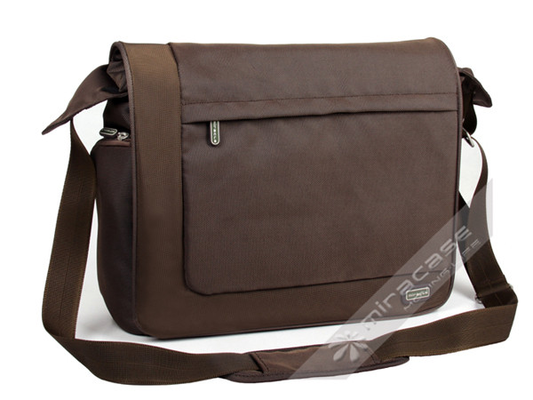 Simple Rolling Wheeled Practical Nylon Mens Laptop Messenger Bags for 15.6” Laptop