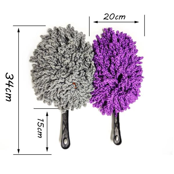 Vehicle Dust Removal Car Cleaning Brushes 34cm Microfiber Head