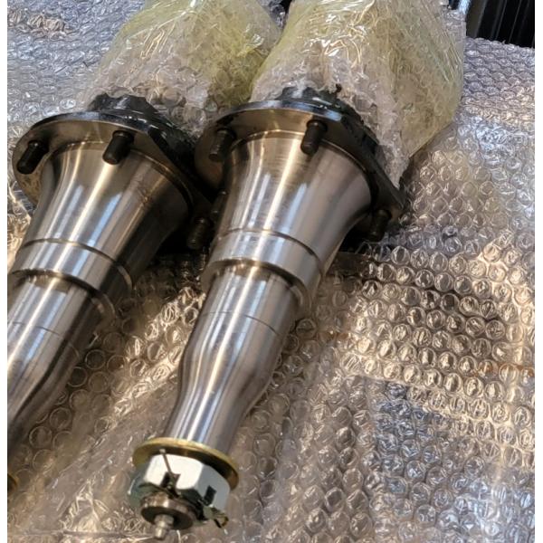 Цапфа трейлера цапфы 5000-7000lb Unbraked круглого трейлера 76MM прямая