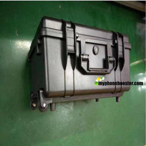 7 Antennas 350w High Power Luggage Portable Vehicle Mounted Jammer Blocker Manpack Military Signal Jammer  For 3G 4G GPS