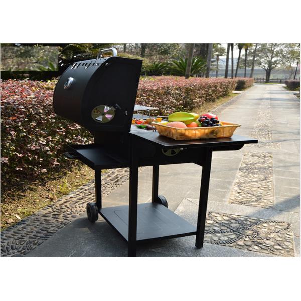 Factory price outdoor villa countryard Charcoal BBQ Grill Trolley Smoker Barbecue Grillfor 5 people