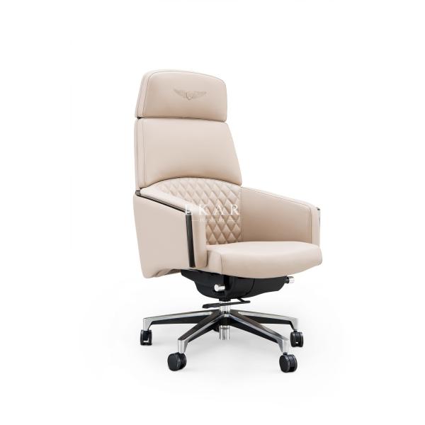 Modern Design Leather Executive Office Chair With Wheels W001S21