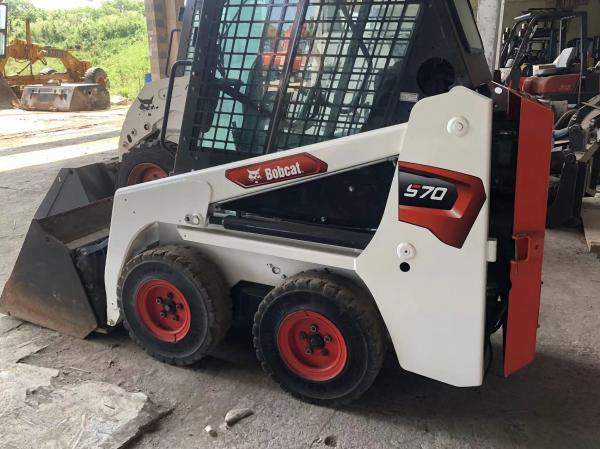 Mini Sliding Used Wheel Loader BOBCAT S70 With EPA And CE
