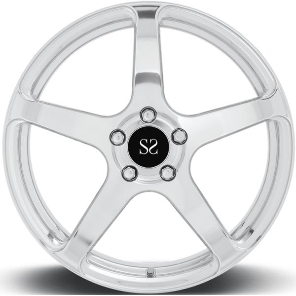 Chrome Customized 1 Piece Forged Wheel Rim 22x9.5 22x10.5  Inch For Dodge Challenger