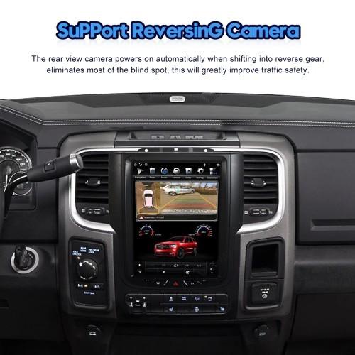 VIKNAV 10.5 Inch Car Radio For Dodge Ram 1500 (2013-2018) Android 8 Core Head Unit