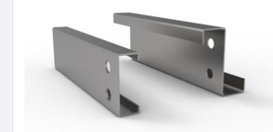 Bule colore o rolo automático do Purlin Z140-300 que forma a máquina para a construção da oficina