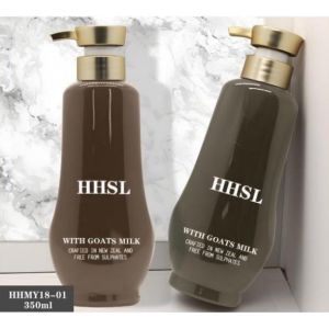 Customized Plastic Luxury Shampoo Bottles 500ml PET Bottle