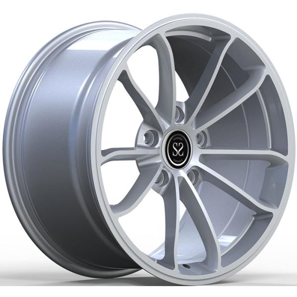 Elegant Shiny Finish Porsche Forged Wheels Durable 21inches Super Concave