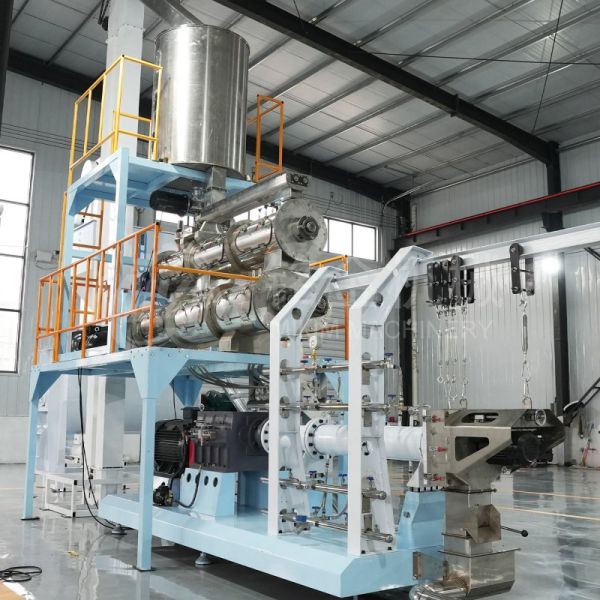 Automatic Floating fish Food Extruder dog Food Pellet making Feeds Machine Plant