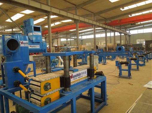 O-Type Round Extrusion Machine For Steel Pipes With 3lpe / Fbe Coating Line