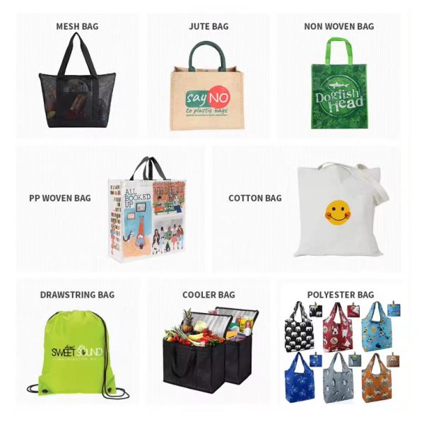 Custom Printed Reusable Non Woven Shopping Bag Fabric With Heat Transfer Printing