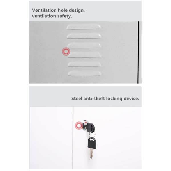 Two Tier Steel Medicine Display Cabinet Office Furniture For Employee