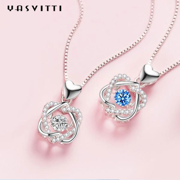 ожерелье звезды сердца 6 ожерелиь S925 ювелирных изделий 2.2g 1.2x2cm стерлинговое серебряное остроконечное