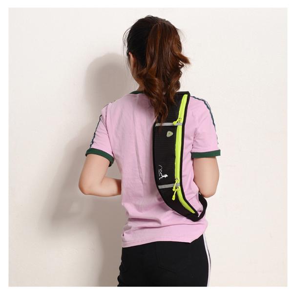 Nylon Outdoor Sports Running Jog Waist Bag Waterproof Phone Waist Belt Pack Fitness Elastic Fanny Pack