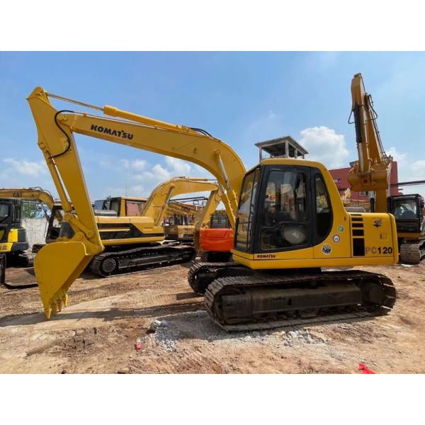 Uesd Vieux équipements de construction Komatsu PC120 130 Excavateur à rampe à bas prix