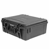 Casque en plastique étanche noir pour équipement d'instrument