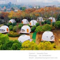 6m 6-8 pessoas Transparente Glamping Hotel Igloo Geodésico Cúpula Tenda Para atividades ao ar livre