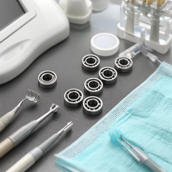 SR133 K1 2.38*4.76*1.588 Roulement de pièce à main dentaire Argent Foret Roulements