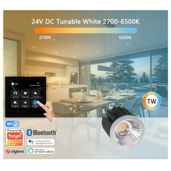 Low Voltage White MR16 Module 2700K-6500K Tunable Spotlight Module