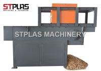 Único eixo da máquina chipper de madeira industrial da retalhadora para a madeira do desperdício do esmagamento