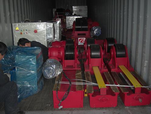 20T Welding Positioner Turntable Rotating Automatic With PU Whell