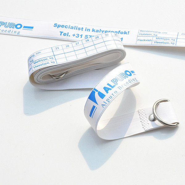 bande de mesure de poids animal de longueur de 250cm pour la mesure de poids de longueur de périmètre de bétail
