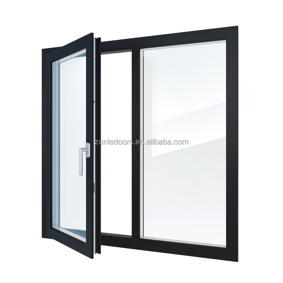 Zonle Custom House Windows Modern Design Double Glazed Windows Australia Standard Aluminium Sliding Window