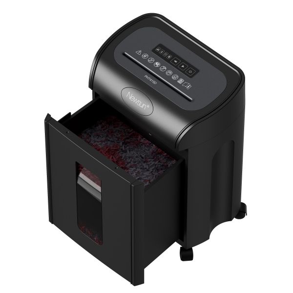 P4 15 Sheets Cross Cut Paper Shredder 18 Liter Pull-out Bin,Silent 56dB,8 Mins Shredding Time,LED Indication,Hot Selling