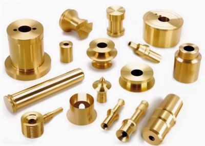 Electroplating H62 Brass CNC Parts Machining Anti Corrosion Rapid Prototype Machining