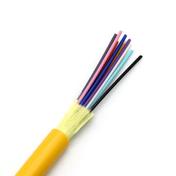 LSZH GJFJV Cabos de fibra óptica 2 4 6 8 12 Núcleo FTTH de fibra aérea interna/externa