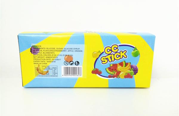 doces curtos da vara do centímetro cúbico do sabor de 2.58g pacote bonito dos multi Friut com bom gosto