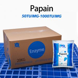 Papain From Papaya 50TU/MG-1000TU/MG For Protein Feed And Medicine Customizing