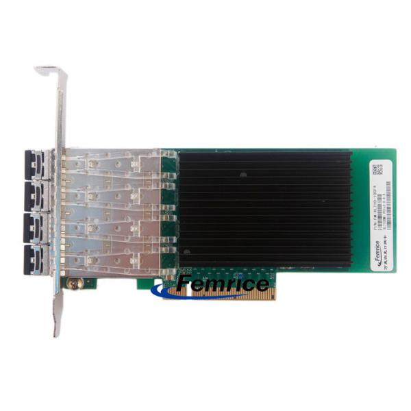 Femrice 10Gbps Quad Port Gigabit Ethernet PCIe x8 Server Adapter Intel X710 Gigabit Controller Network Interface Card