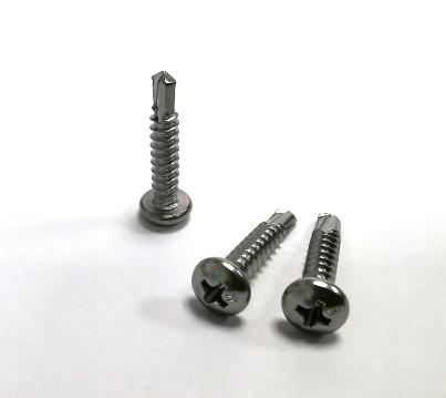 Triangle Thread Self Tapping Screws Stainless Steel Drilling Pan Head Screw