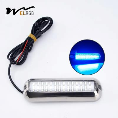 ROHS Yacht Blue Underwater Boat Lights Underwater Marine Lights For Boats
