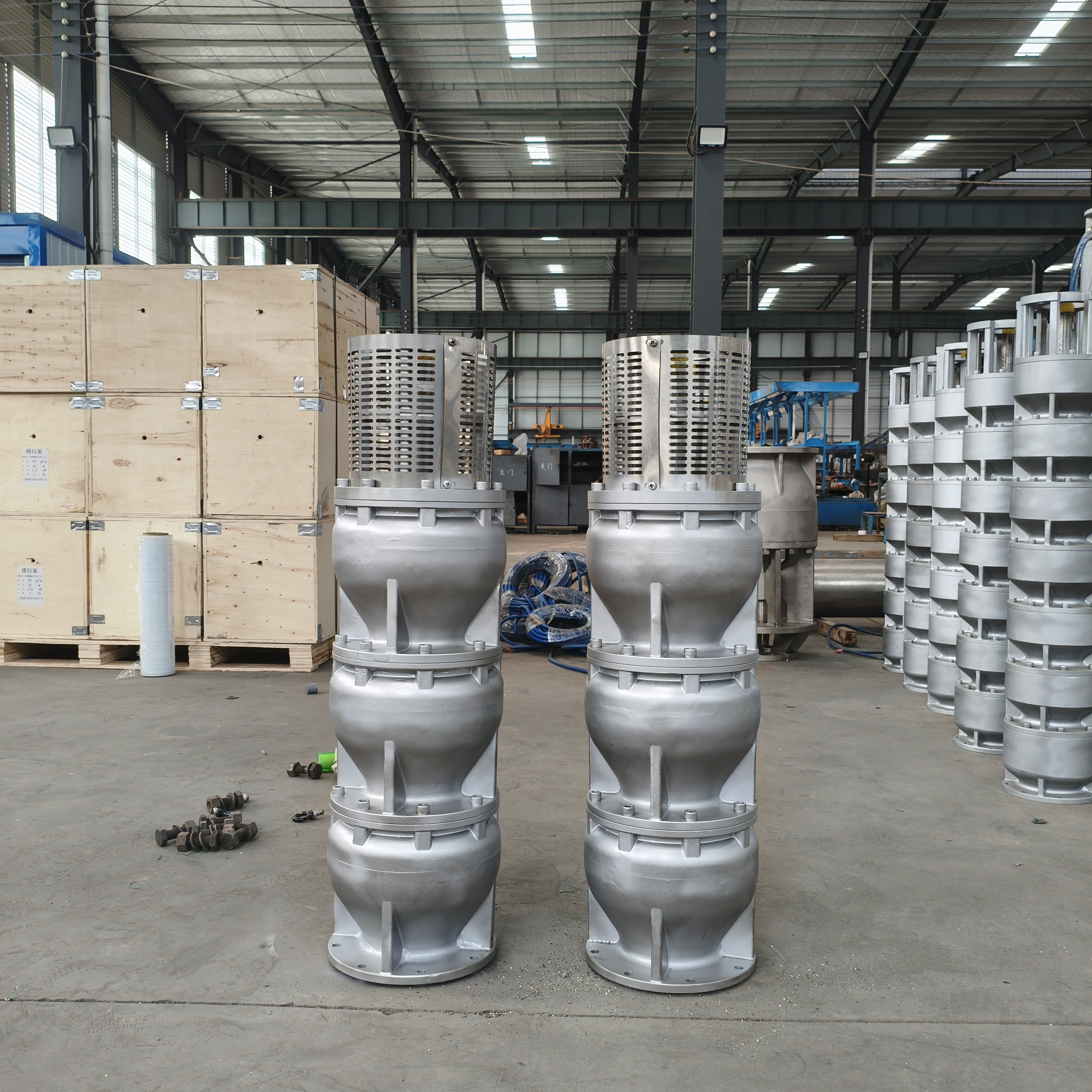 525 m³/h Flow 350 m Head 1000 kW Power Stainless Steel Deep Well Submersible Seawater Pump