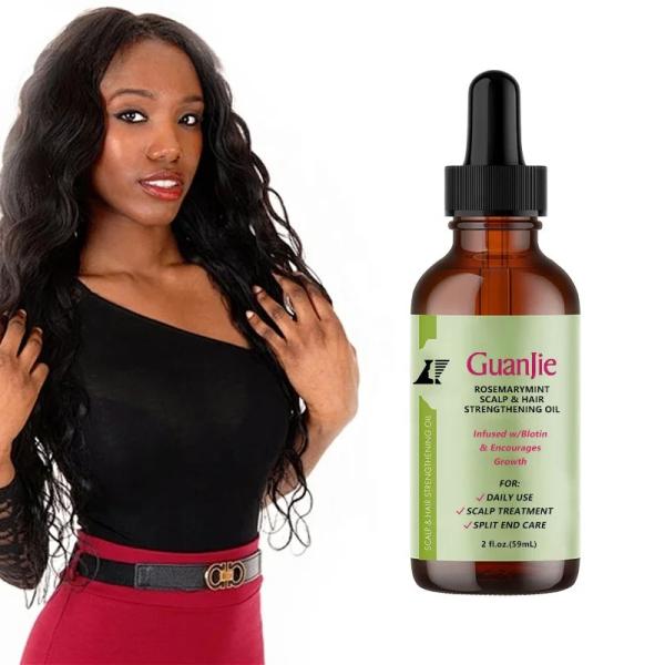 Organics Rosemary Mint Scalp & Hair Strengthening Oil With Biotin Essential Oils Nourishing Treatment